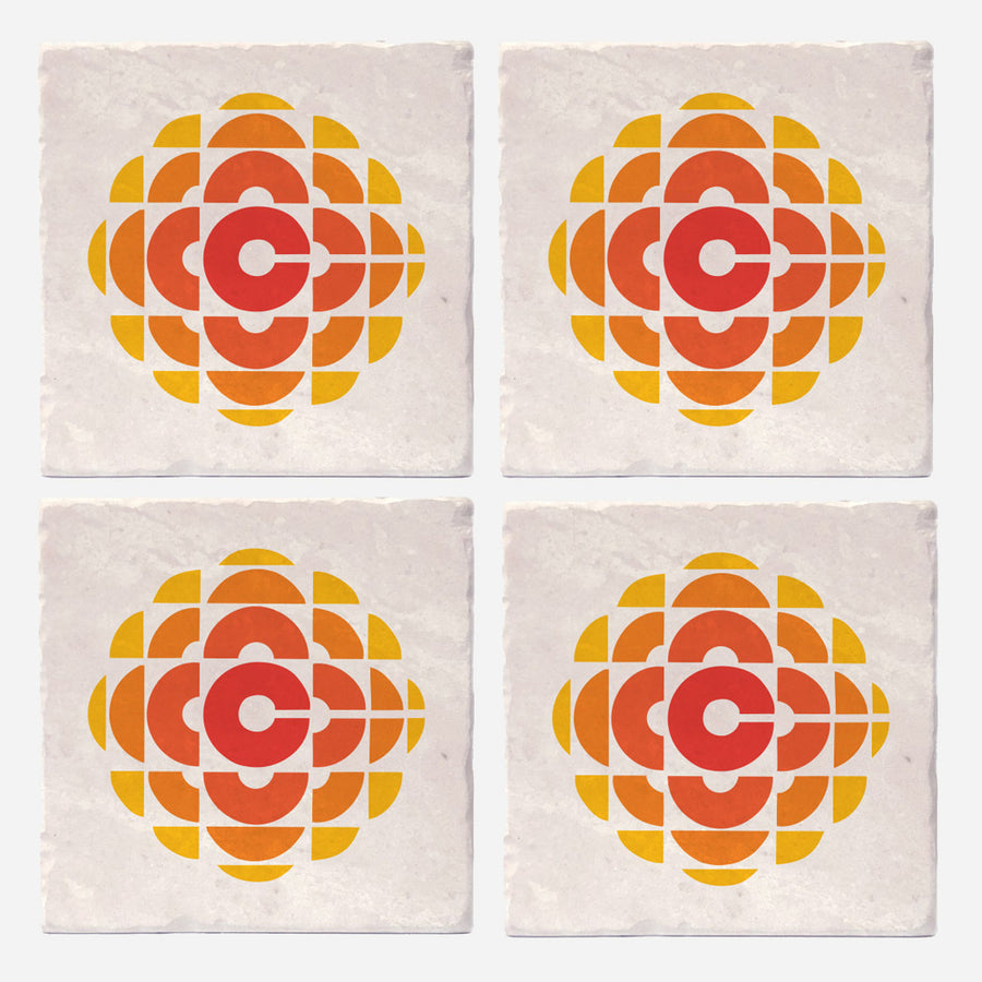 CBC Retro Gem - 1974-1986 Logo Coaster