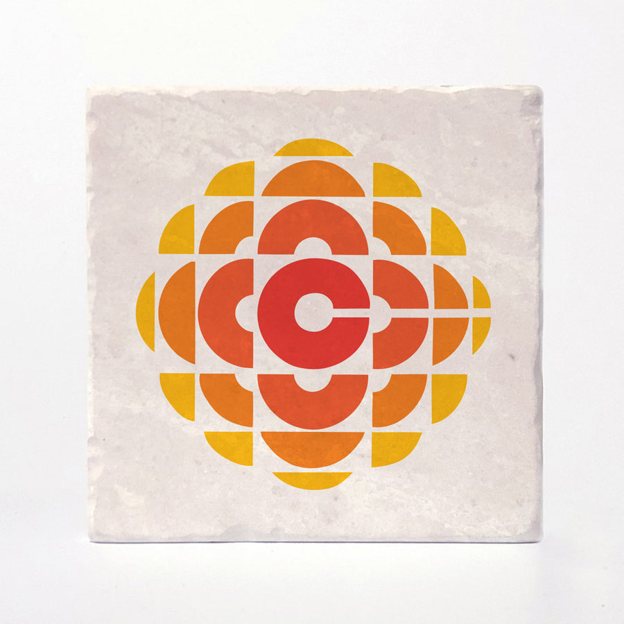 CBC Retro Gem - 1974-1986 Logo Coaster