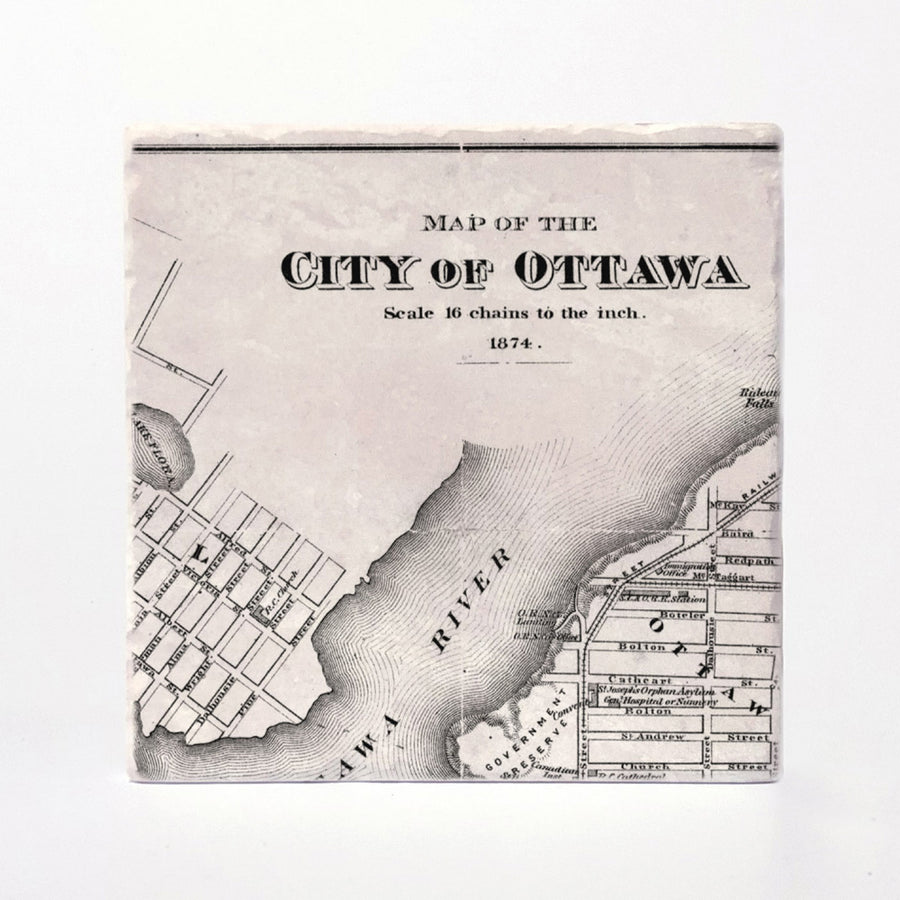 Vintage Ottawa Map from 1878